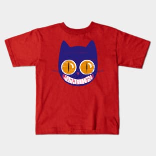 Ete the purplish cat with thin pupil Kids T-Shirt